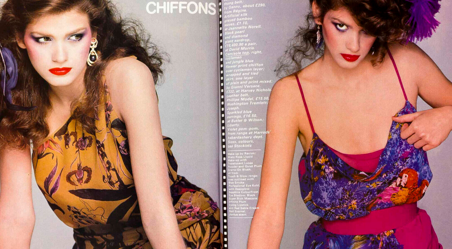 GIA CARANGI only UK VOGUE April 1979 Kelly LeBrock ANNA ANDERSON Alex Chatelain