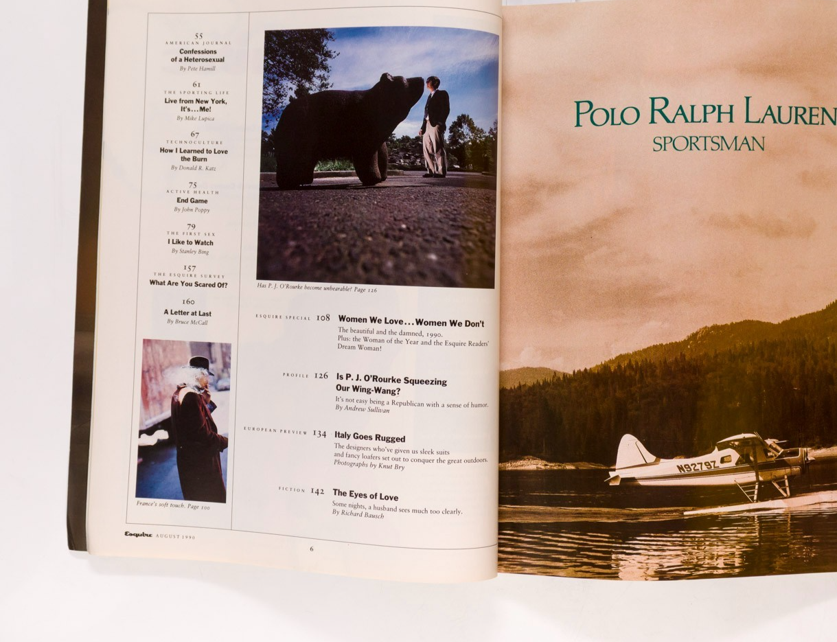 Laura Palmer PETER BOGDANOVICH Mary-Louise Parker ESQUIRE magazine August 1990