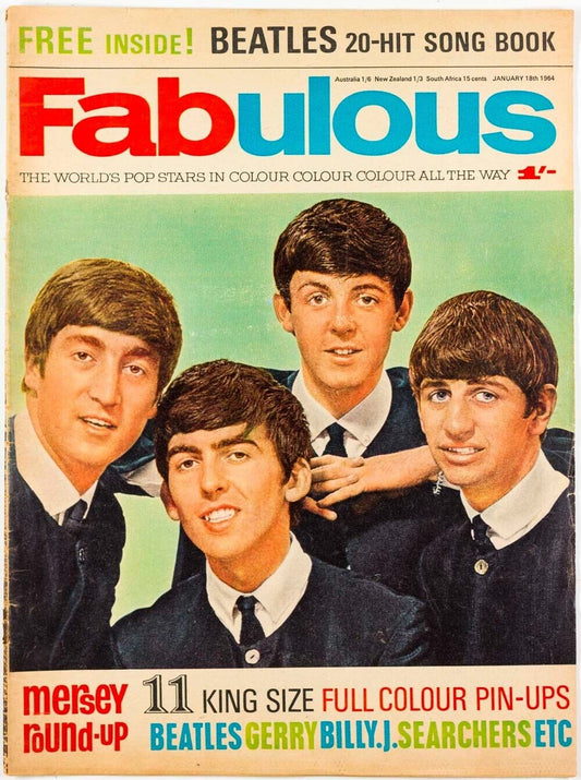 FABULOUS 208 MAGAZINE # 1 Beatles BILLY FURY J. Kramer BRIAN EPSTEN The Fourmost