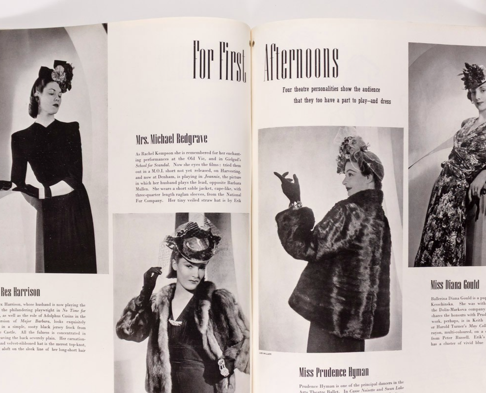 Tina McDonnell LEE MILLER Cecil Beaton VOGUE May 1941 Steichen RBW Carl Erickson