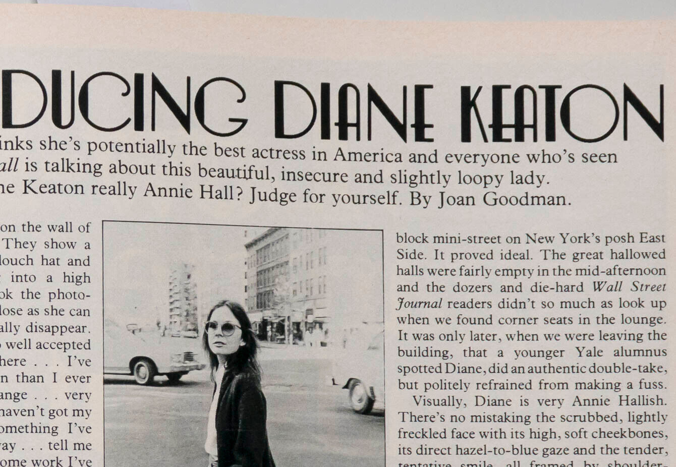 AL PACINO Kenzo Takada DIANE KEATON Mario Puzo TERENCE DONOVAN vtg COSMOPOLITAN