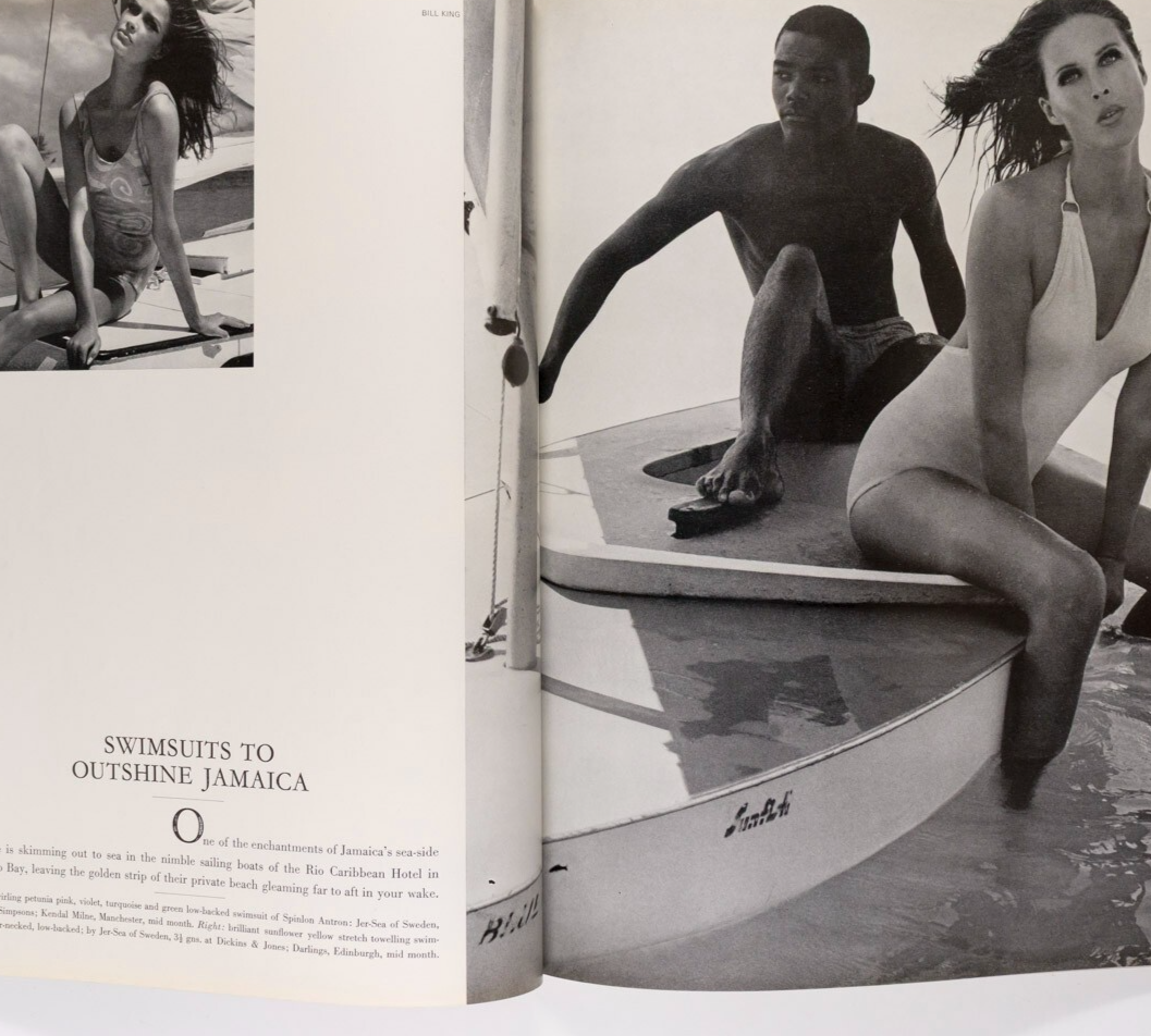 Editha Dussler JAMAICA Jill Kennington UK HARPERS BAZAAR February 1967 Benedetta