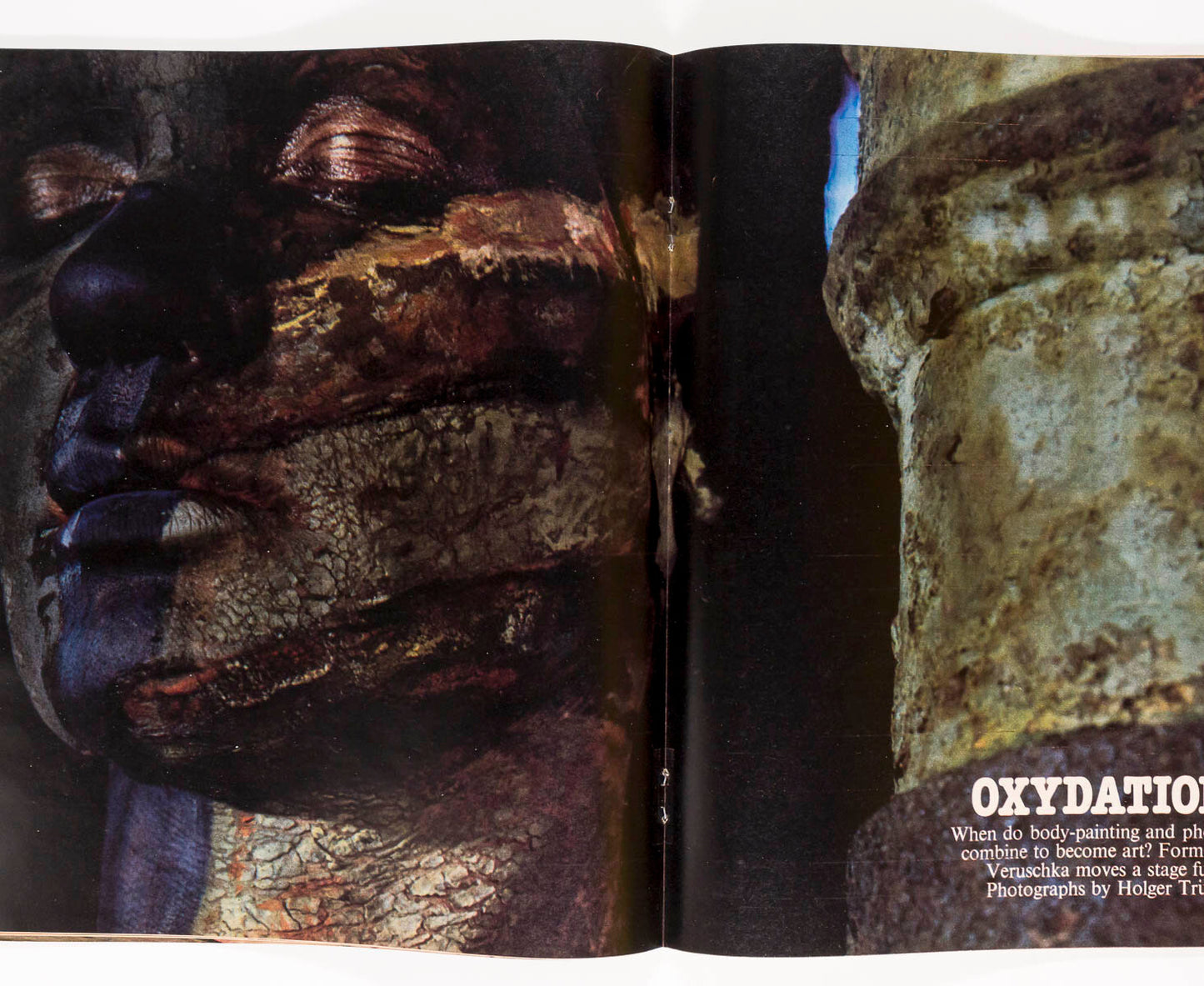 Veruschka HOLGER TRULZSCH Thea Cadabra TERRY COLEMAN Faulks TELEGRAPH magazine