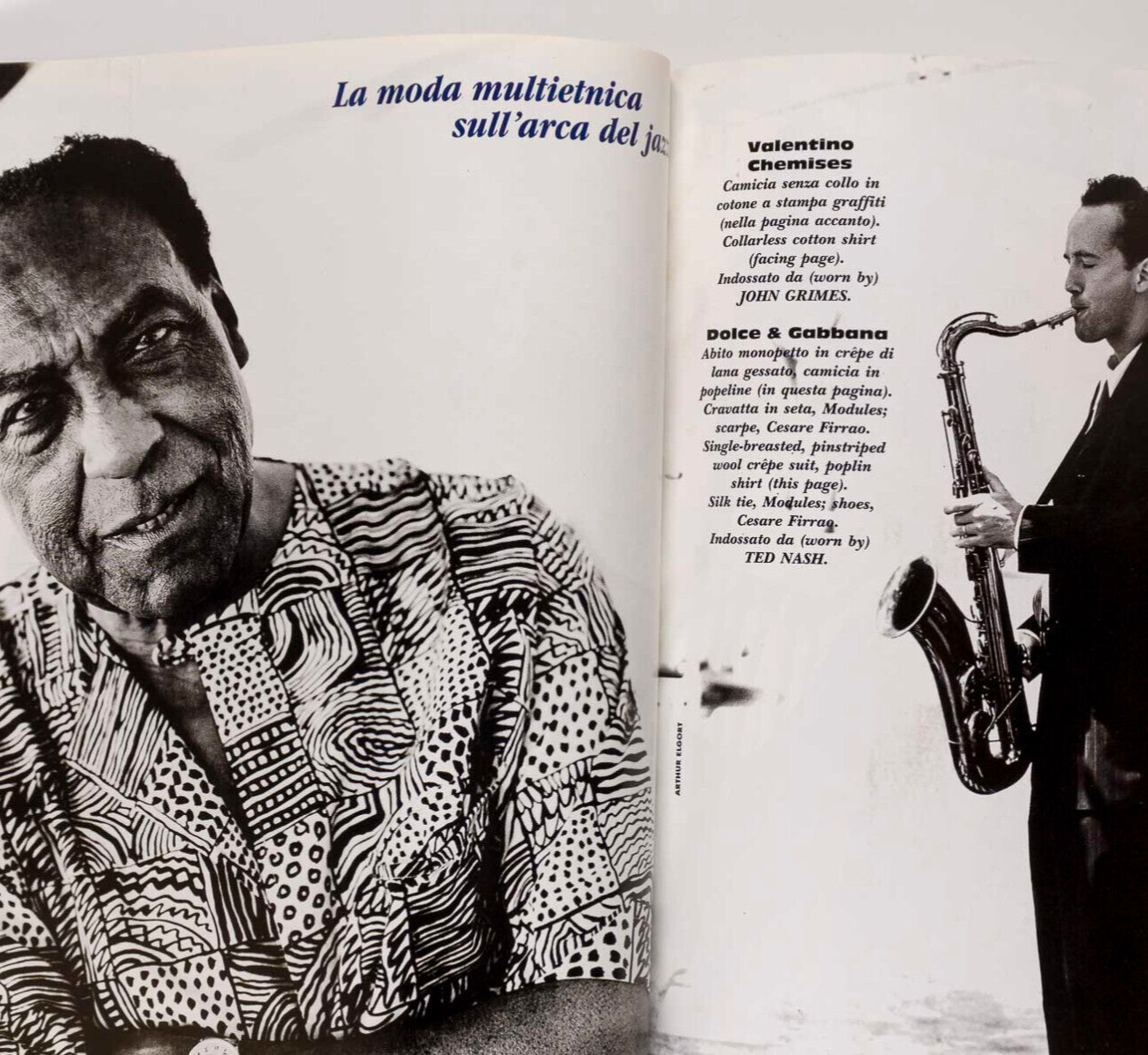 SPIKE LEE Louis Bellson MICHAEL CRICHTON L'uomo 12 1992 Clark Terry IRVIN STOKES