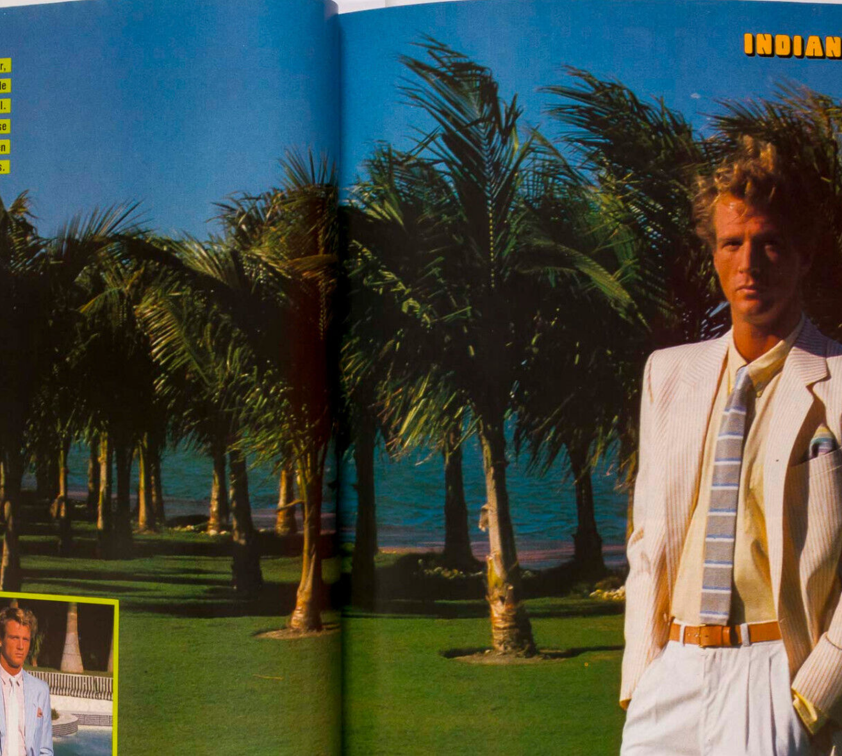 CHARLOTTE RAMPLING Sydne Rome DAYTONA BEACH Golf L'OFFICIEL HOMMES April 1982 28