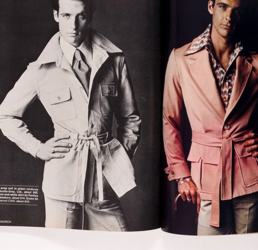 Robert Redford AMSELL Cuffs JACK HAYWOOD GQ magazine March 1974 Shoes TRENDS vtg