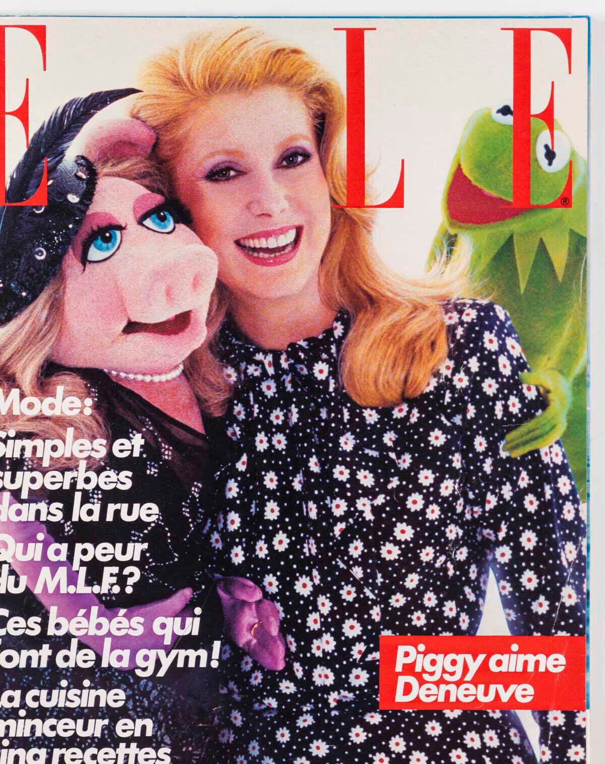 MISS PIGGY Deneuve JIM HENSON Annick Goutal JANICE DICKINSON Rolex ELLE MAGAZINE