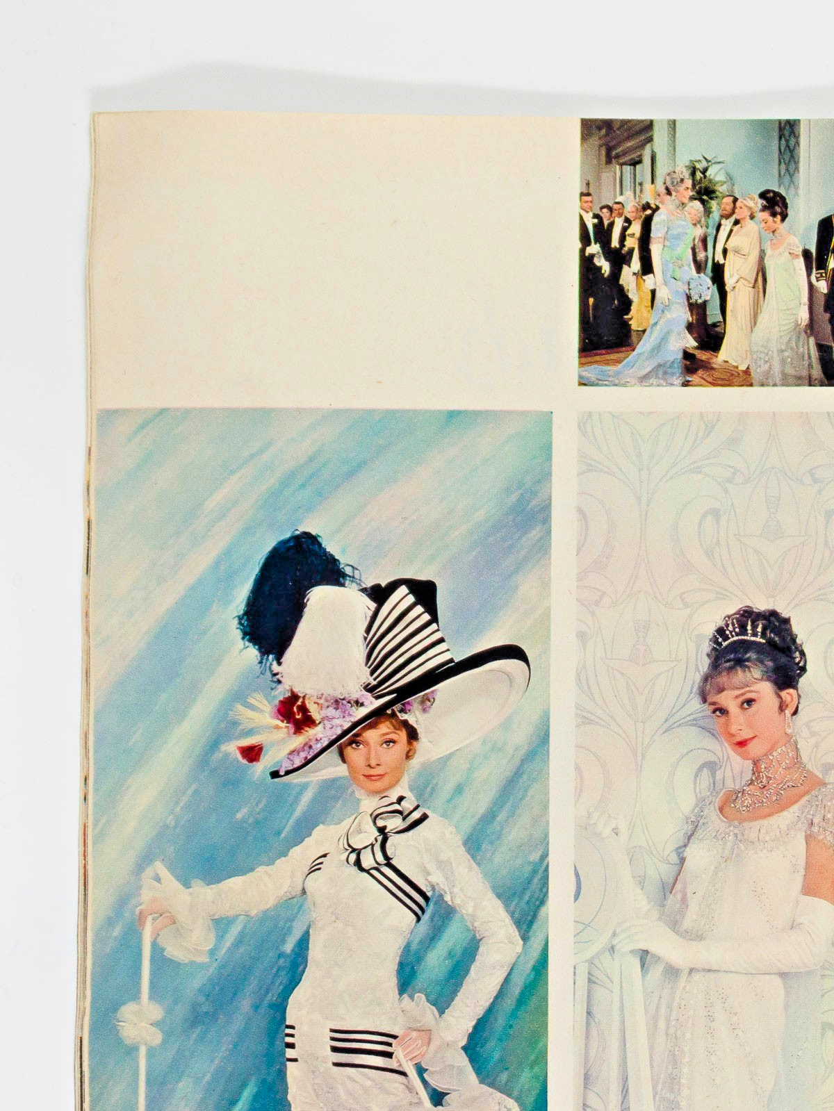 AUDREY HEPBURN Cecil Beaton MY FAIR LADY costume preview 60s weekend magazine UK