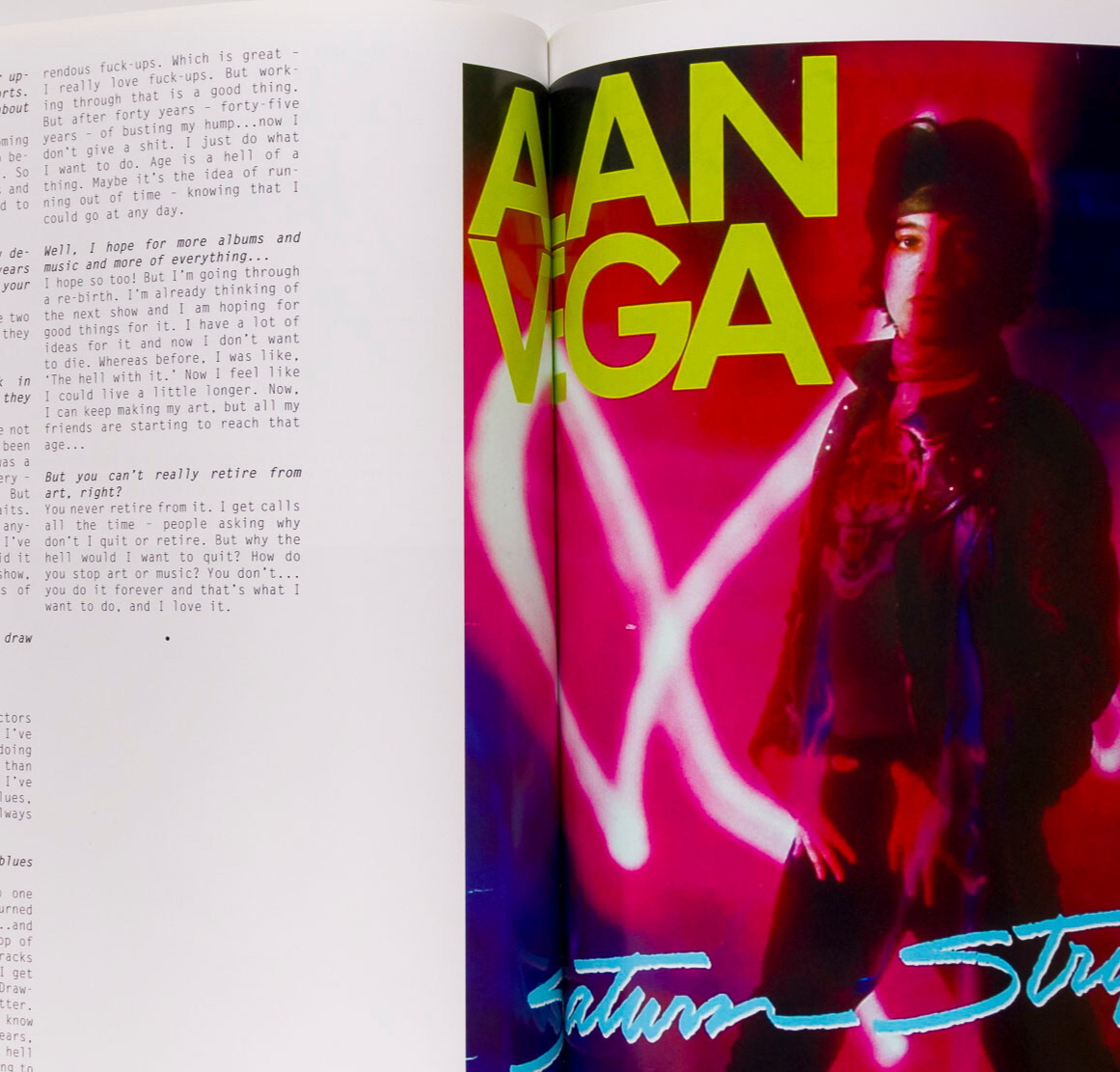 DAVID HOCKNEY Araki RICHARD HELL Prince AUTRE April 2017 ALAN VEGA Ryan McGinley