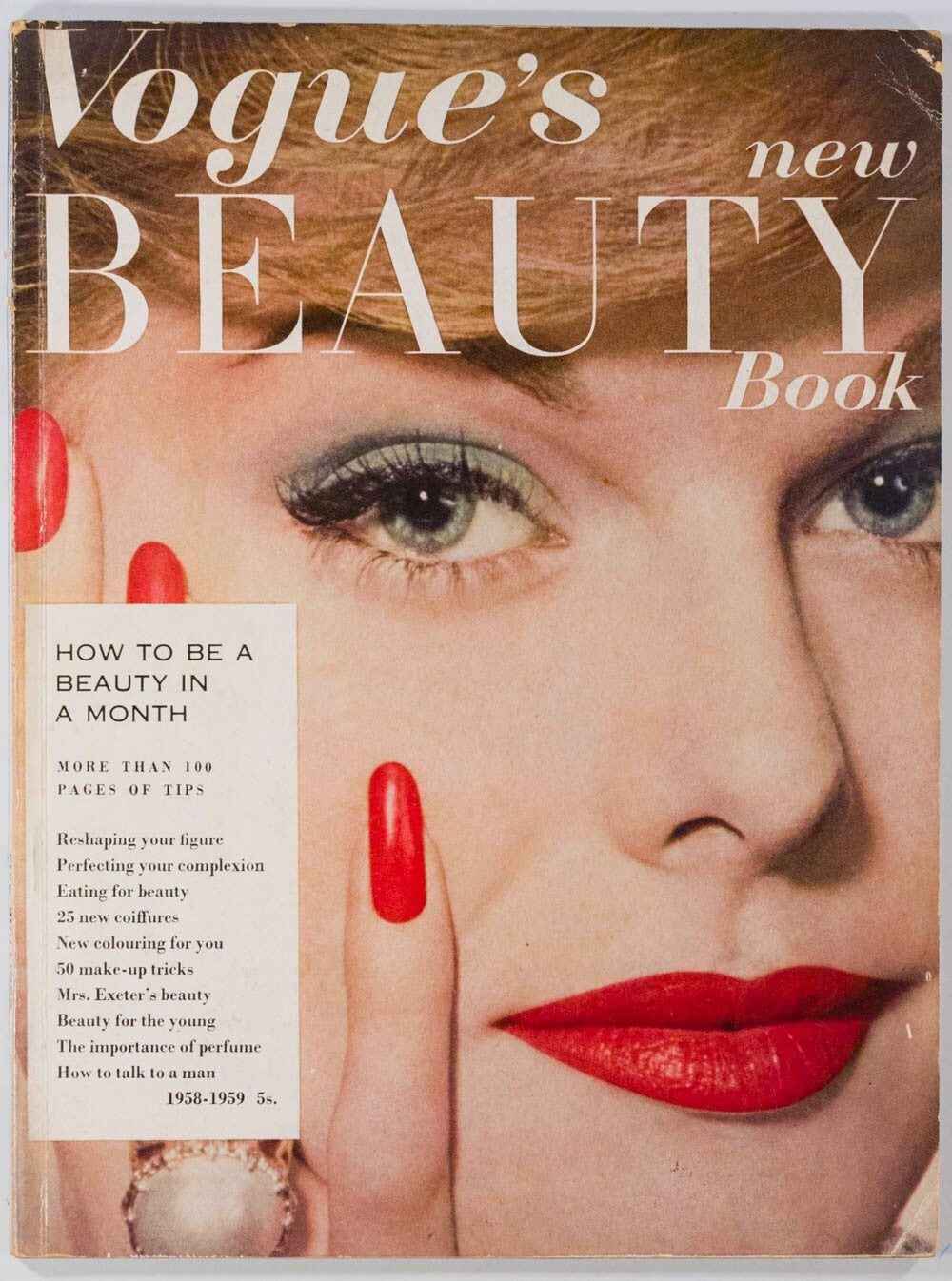 Irving Penn ERWIN BLUMENFELD Erica Perl VOGUE Beauty Book magazine 1958 Make-Up