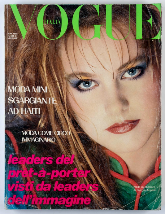 Lisa Ryall GUY BOURDIN Antonio Lopez VOGUE ITALIA March 1982 Deborah Turbeville