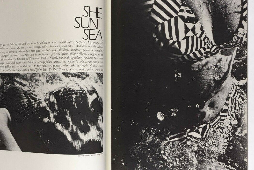 Max Maxwell HELMUT NEWTON Jill Kennington BRIDGET RILEY Corbusier QUEEN magazine