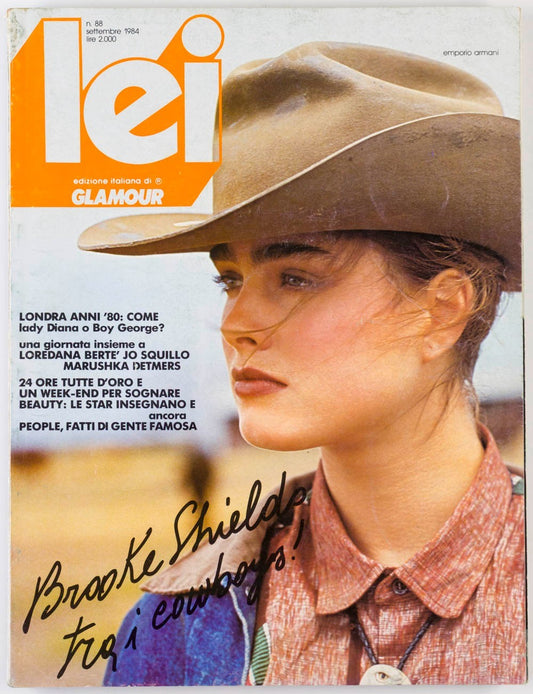 Brooke Shields TONY VIRAMONTES Deborah Turbeville LEI MAGAZINE 88 September 1984