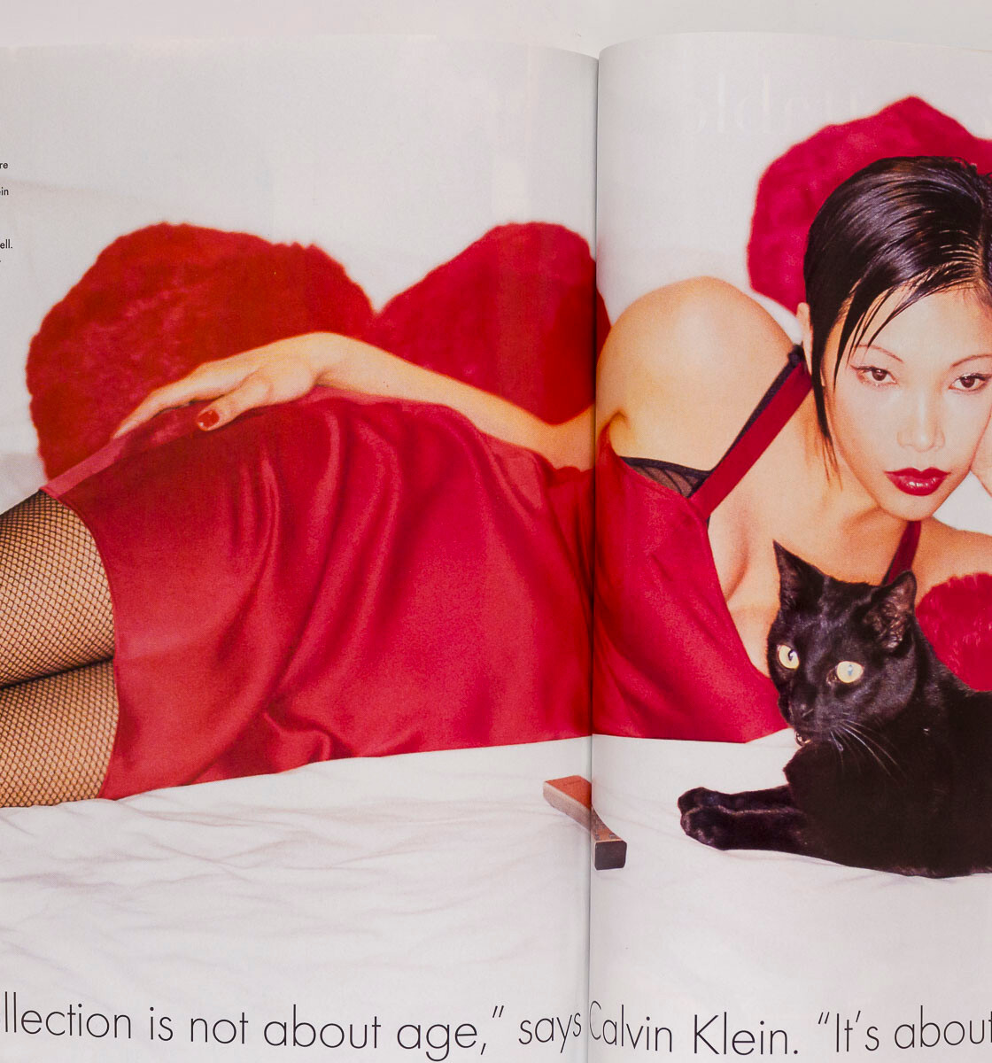 Karen Mulder LINDA EVANGELISTA Bridget Hall VOGUE August 1994 Kirsty Hume CK vtg