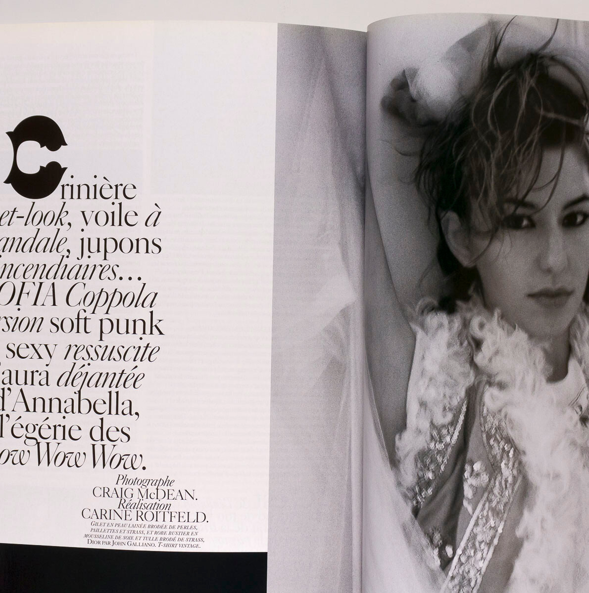 SOFIA COPPOLA guest editor KIRSTEN DUNST Francis Ford PARIS VOGUE December 2004