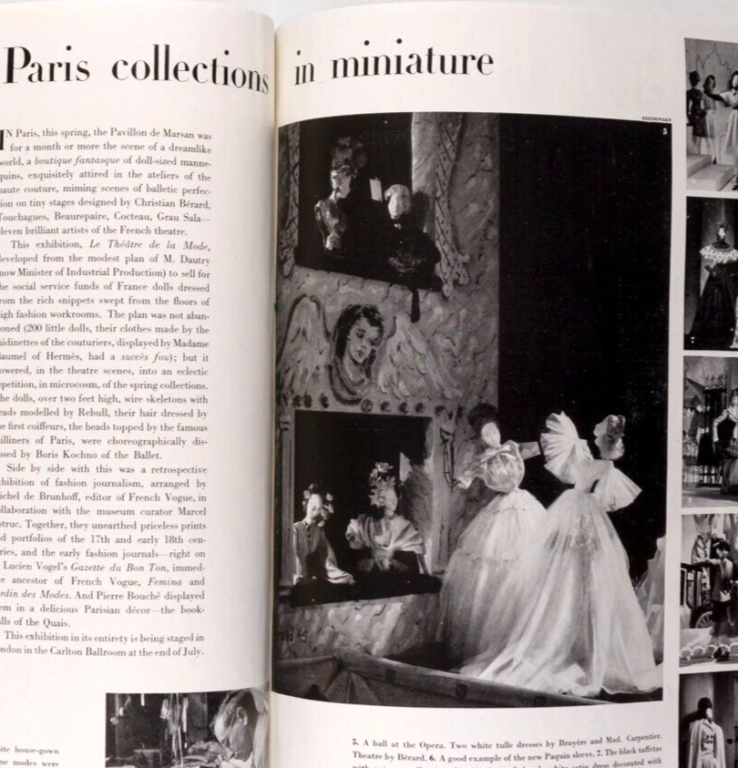 Lee Miller HITLER BATH Paris couture doll show NORMAN PARKINSON Vogue July 1945