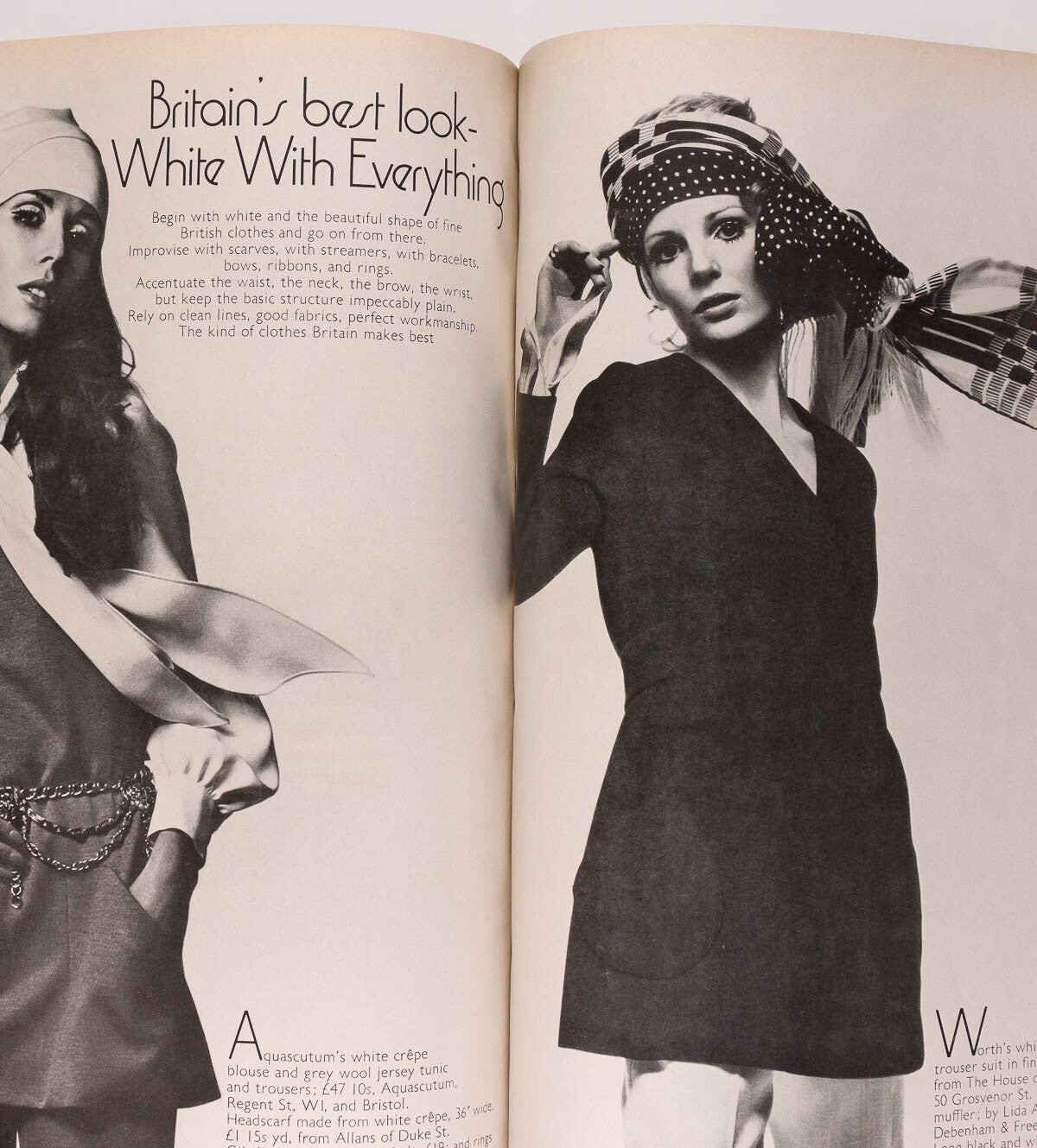 SARAH MOON HARRI PECCINOTTI Peter Blake SUE LLOYD Harper's Bazaar May 1969