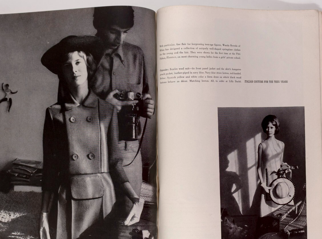Tilly Tizzani MELVIN SOKOLSKY Saul Leiter HARPERS April 1962 Worth GIVENCHY Dior
