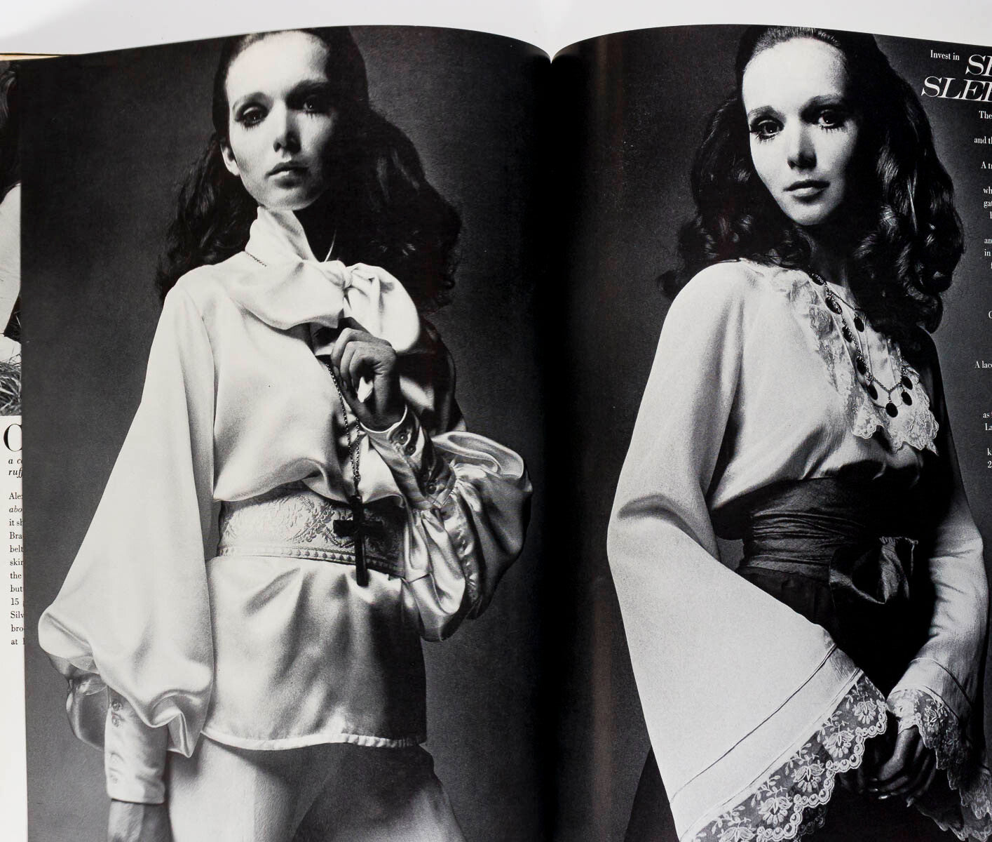 Maudie James NORMAN PARKINSON JeanLoup Sieff VOGUE October 1968 Katharine Ross