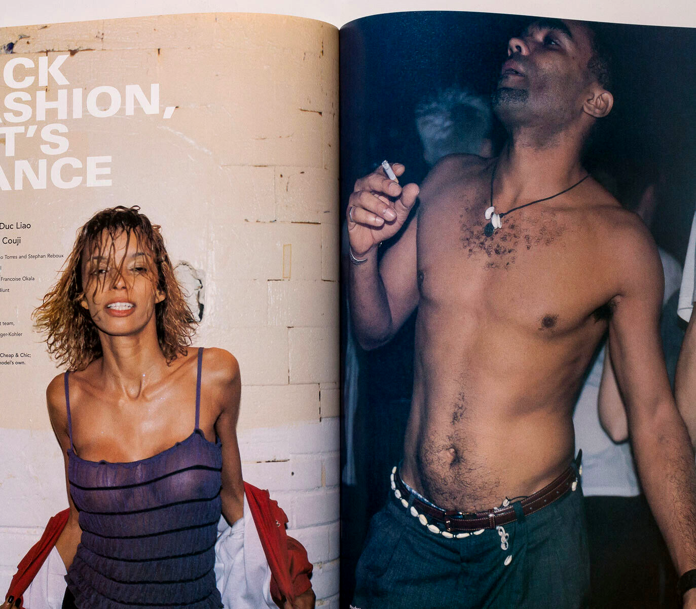 Amber Valletta KIRSTEN OWEN Adriana Lima i-D March 1999 Pina Bausch YAMAMOTO Raf