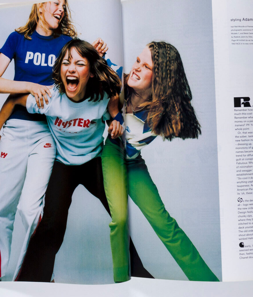 Stussy ADIDAS Hermes ELAINE CONSTANTINE Gisele THE FACE magazine August 1999 vtg