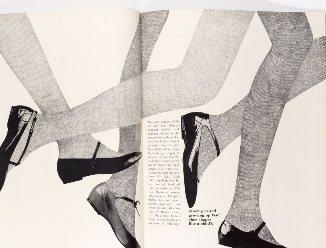 JILL KENNINGTON Helmut Newton OSSIE CLARK Vogue 1965 August 60th birthday gift