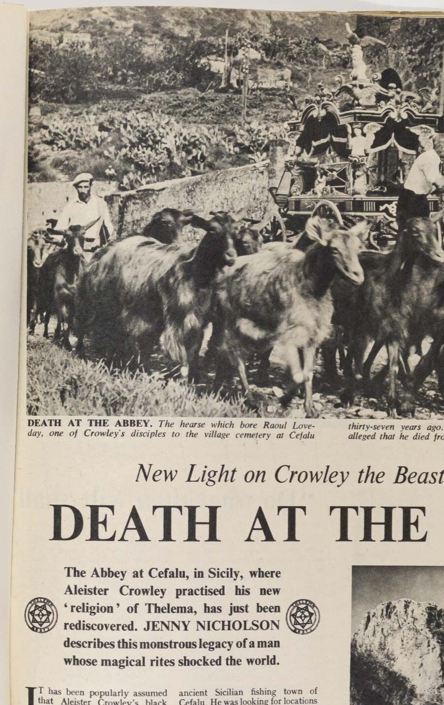 Witchcraft ALEISTER CROWLEY Kenneth Anger BLACK MAGIC Raoul Loveday UK MAGAZINE