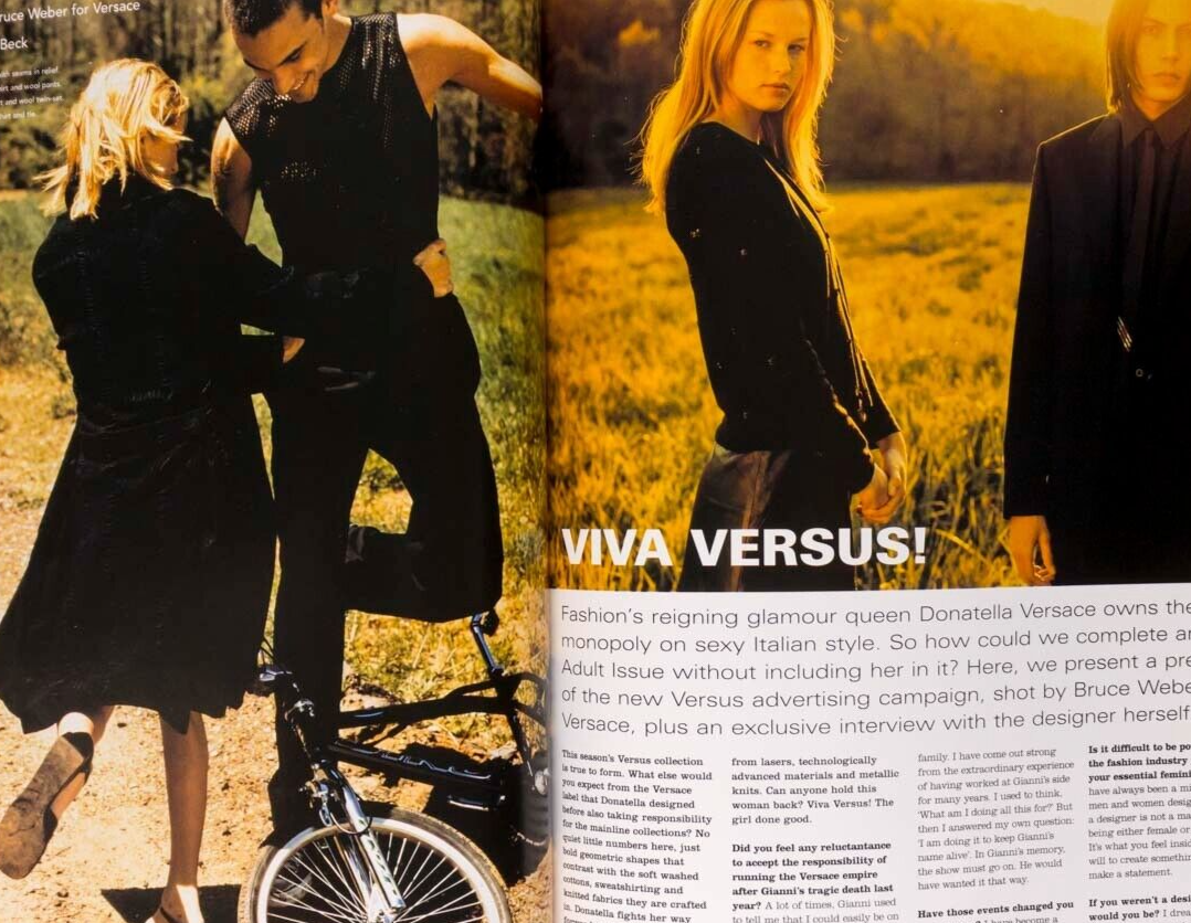 Devon Aoki ALEXANDER MCQUEEN Juergen Teller KATE MOSS Versus SOLARI i-D MAGAZINE