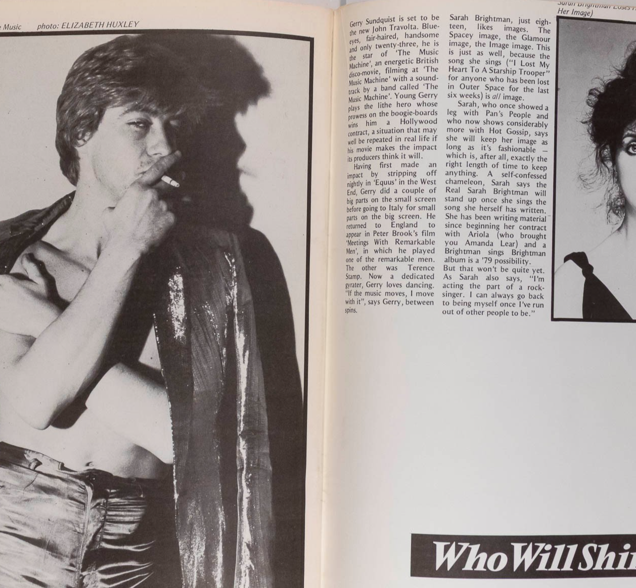 Shirley Bassey JOHN CONTEH Angie Bowie SARAH BRIGHTMAN Index magazine # 1 LUTENS