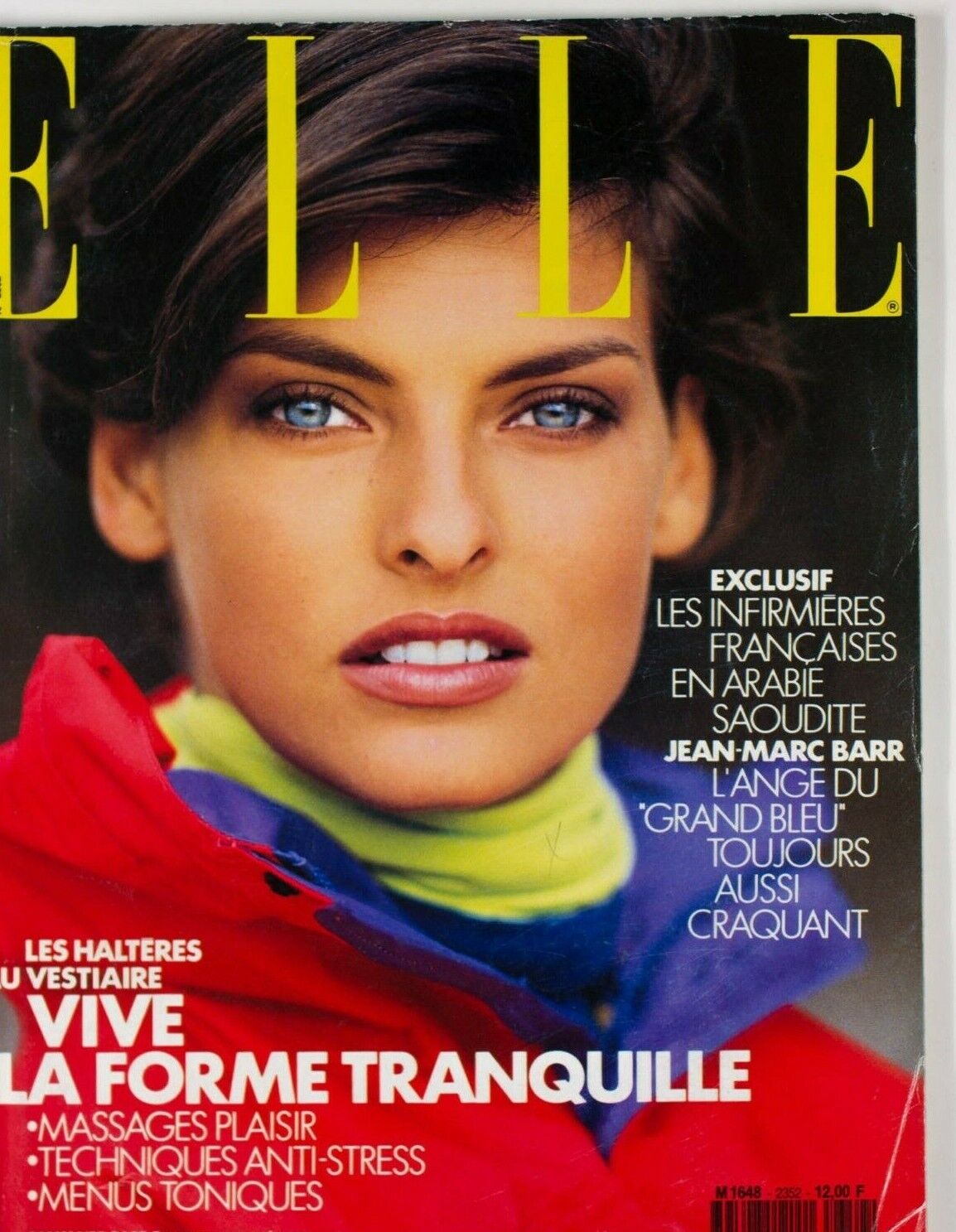 Linda Evangelista CARLA BRUNI Sylvie Vartan KENNETH BRANAGH Brando ELLE magazine