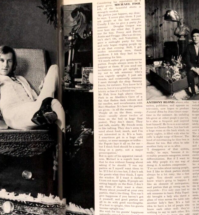 Anna Wintour's 1st magazine RICHARD NEVILLE Barzini UK HARPERS BAZAAR March 1970
