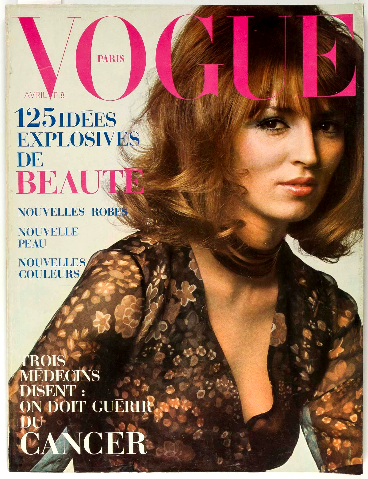 TALITHA GETTY Guy Bourdin JEANLOUP SIEFF Beauty PARIS VOGUE magazine April 1970