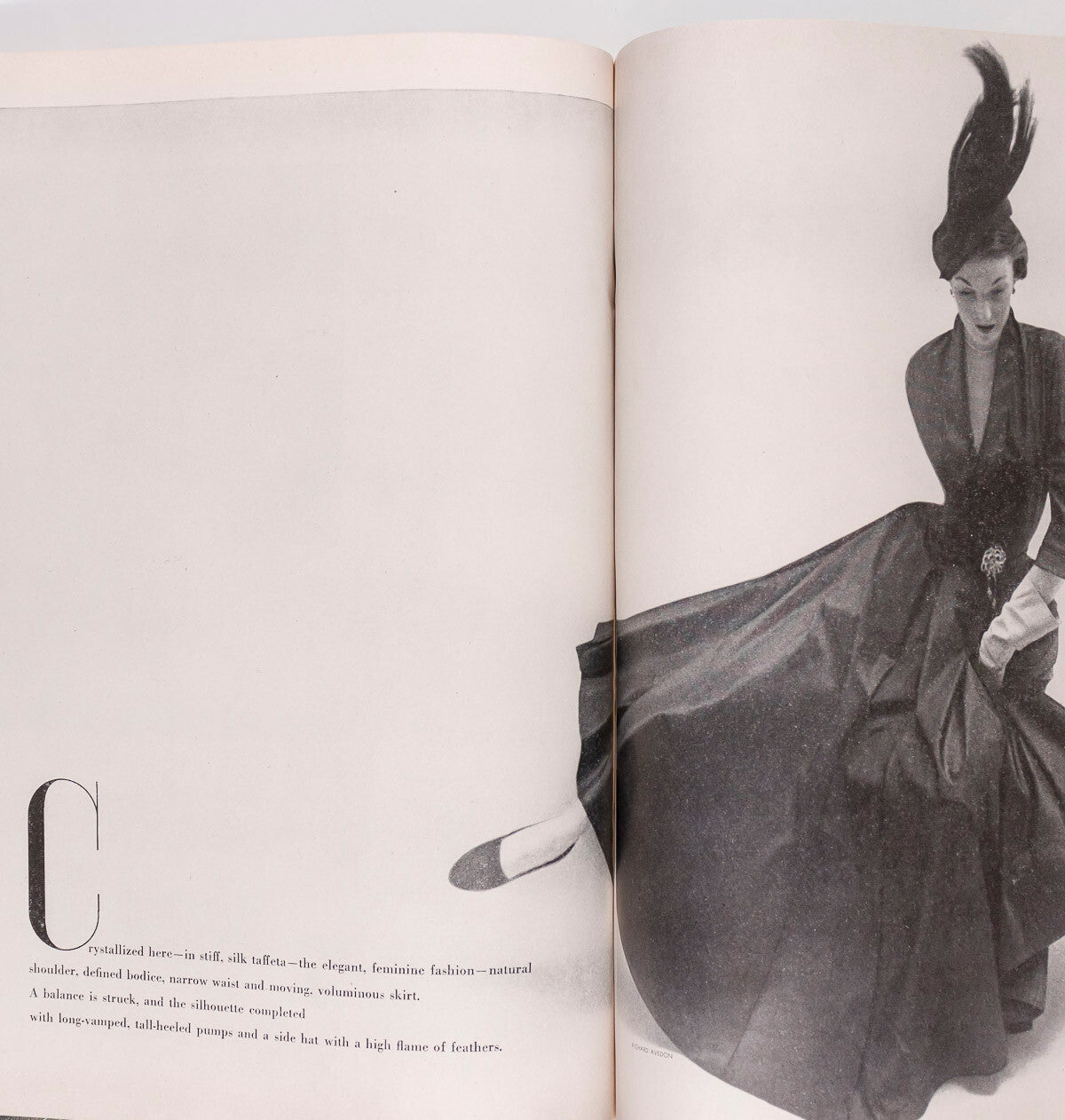 AVEDON Charles Addams BALENCIAGA Harpers March 1948 Vertes FLW Virginia Woolf