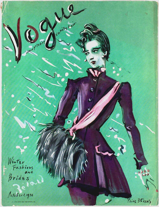 CHRISTIAN BERARD Noel Coward RBW Vogue 1936 OCTOBER Horst BEATON Schiaparelli US