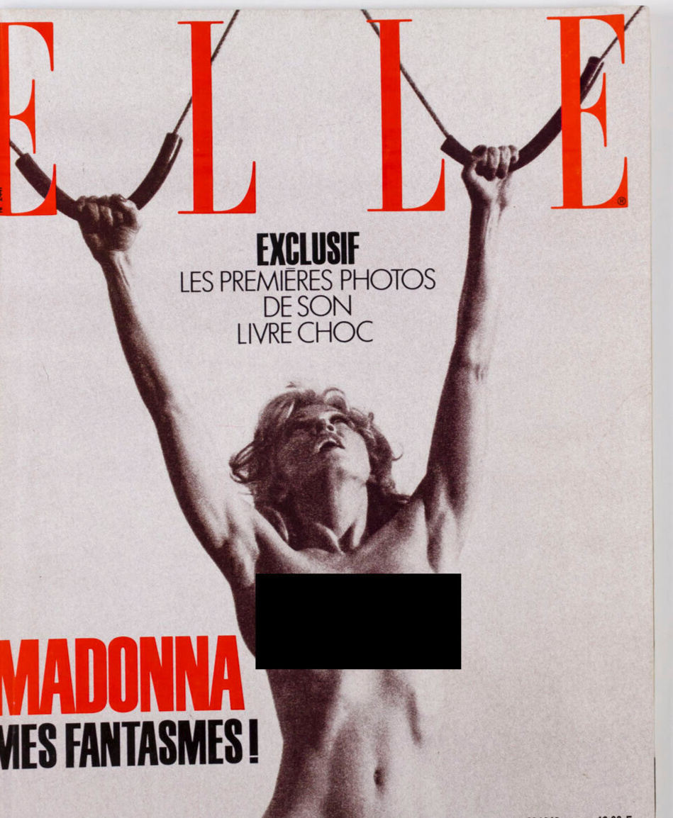 Madonna MEISEL Sex Book AMBER VALLETTA  Jean Colonna SISLEY French Elle magazine