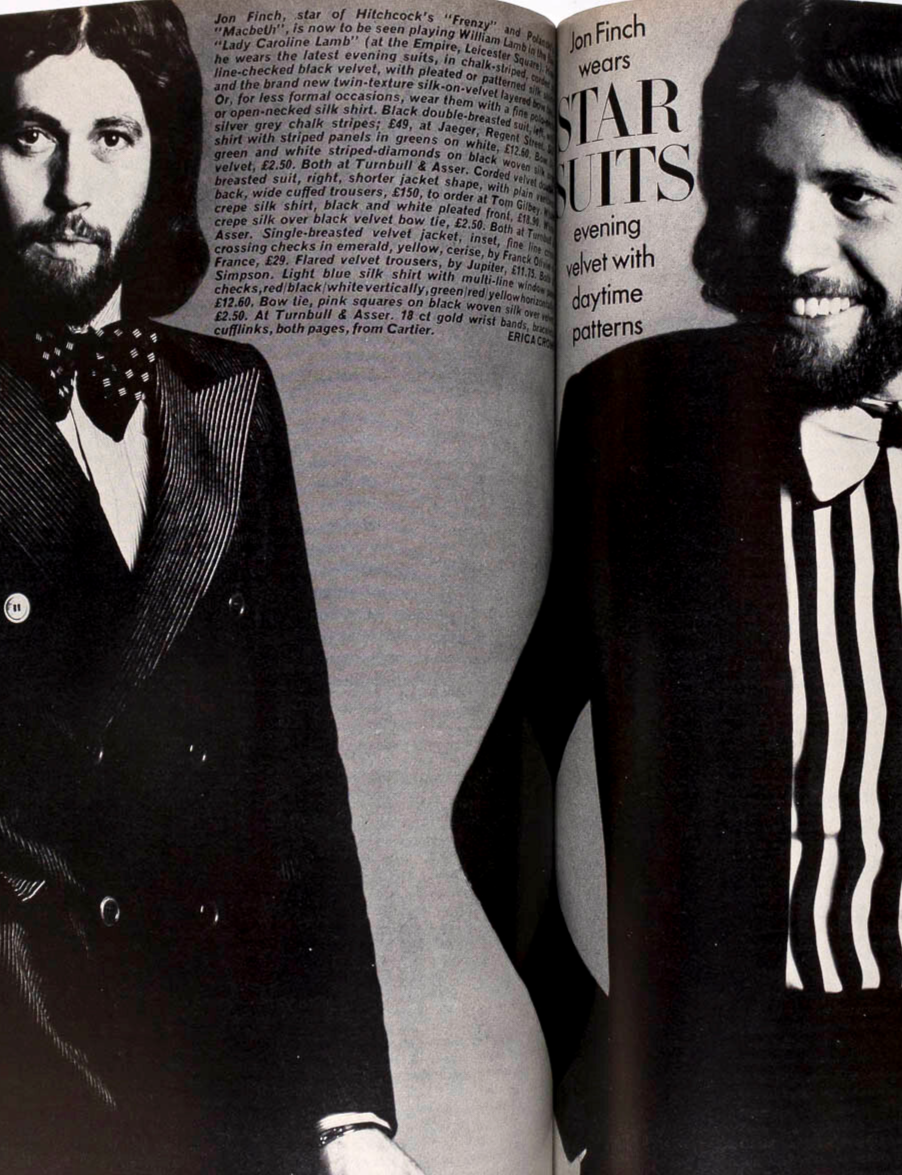 Ingrid Boulting MARC BOLAN Sellers MAGGIE SMITH  Vogue December 1972 Marsha Hunt