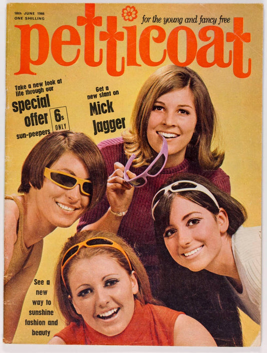 JULIE ANDREWS Twiggy MICK JAGGER Petticoat magazine June 1966 Mary Quant ASCHER