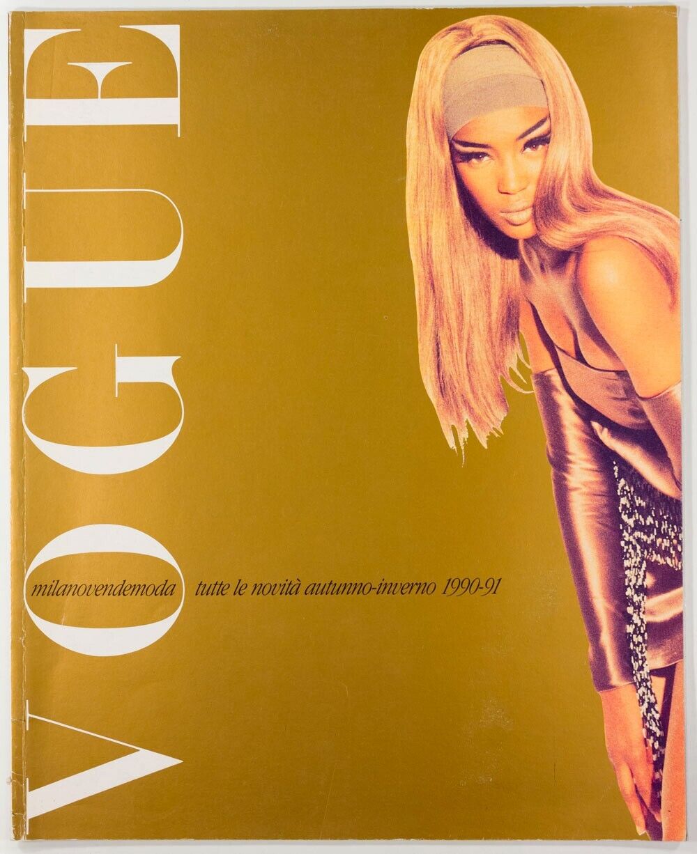 NAOMI CAMPBELL Steven Meisel WINTER COLLECTIONS Milano Vende Moda VOGUE ITALIA