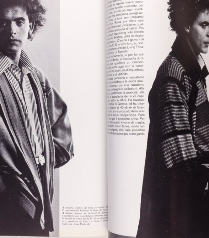 Giorgio Armani's 1st magazine L'UOMO VOGUE Dirk Bogarde LOU REED August 1974