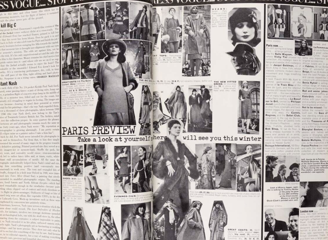 Maudie James PATTIE BOYD Edward Fox ANTONIO LOPEZ Erte LESLIE CARON Twiggy VOGUE