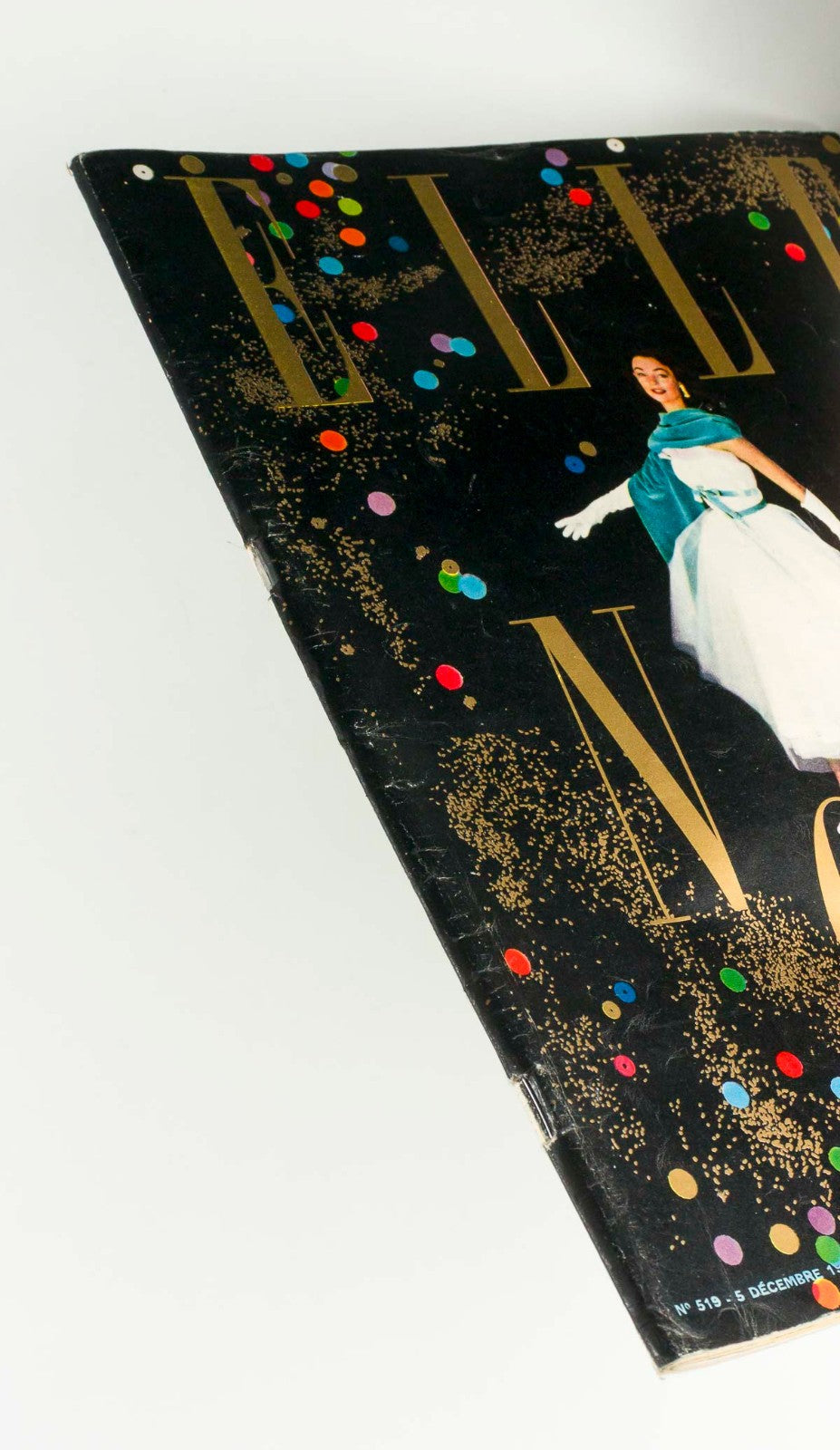 NOEL Xmas presents FRENCH ELLE magazine December 1955 70th birthday gift No 519
