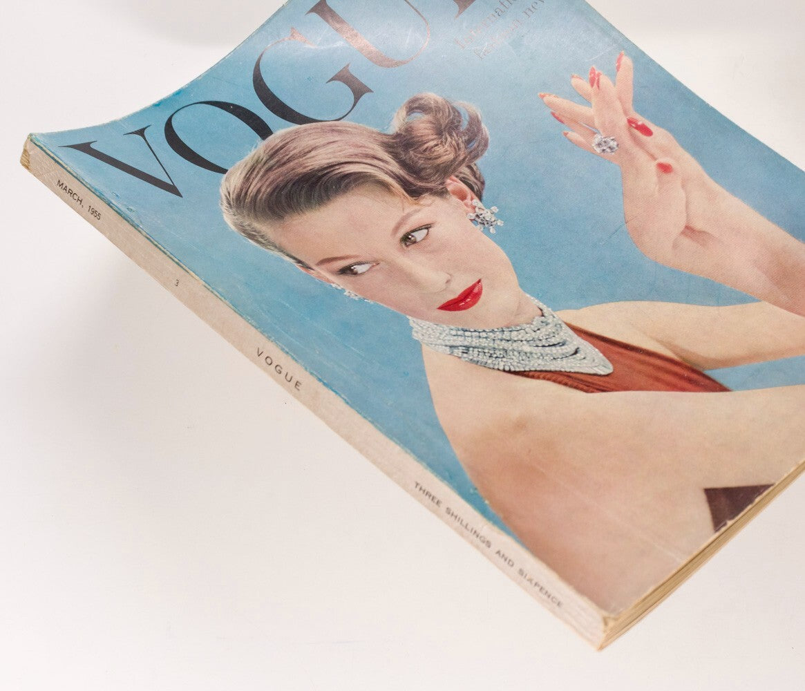 Mary Jane Russell GRUAU Richard Burton PARKINSON Vogue March 1955 70th birthday