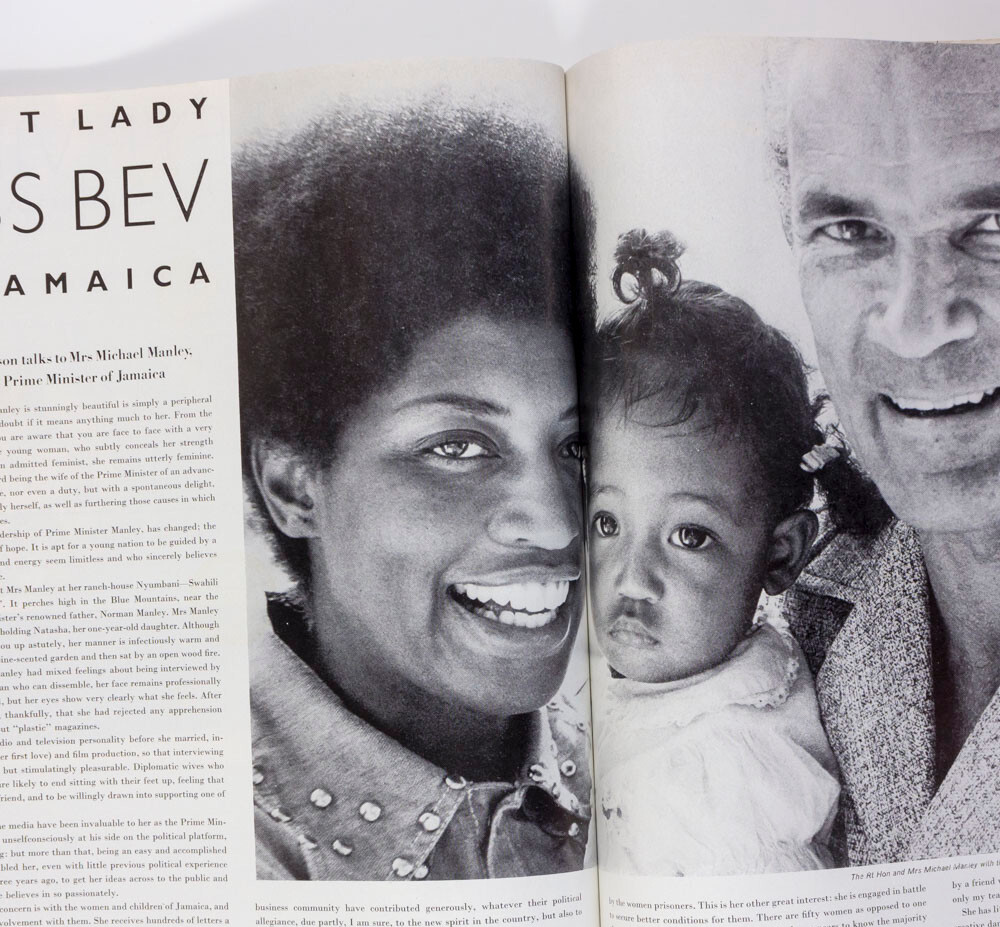 Jerry Hall ANTONIO LOPEZ Norman Parkinson DONOVAN Jamaica TOSCANI Vogue May 1975