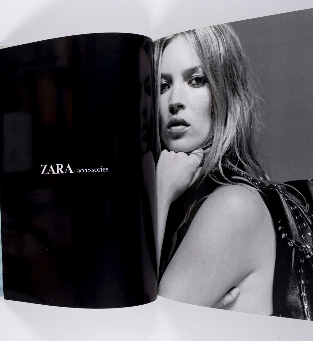 KATE MOSS for ZARA lookbook fashion catalogue - AUTUMN WINTER FALL 2003 2004 vtg