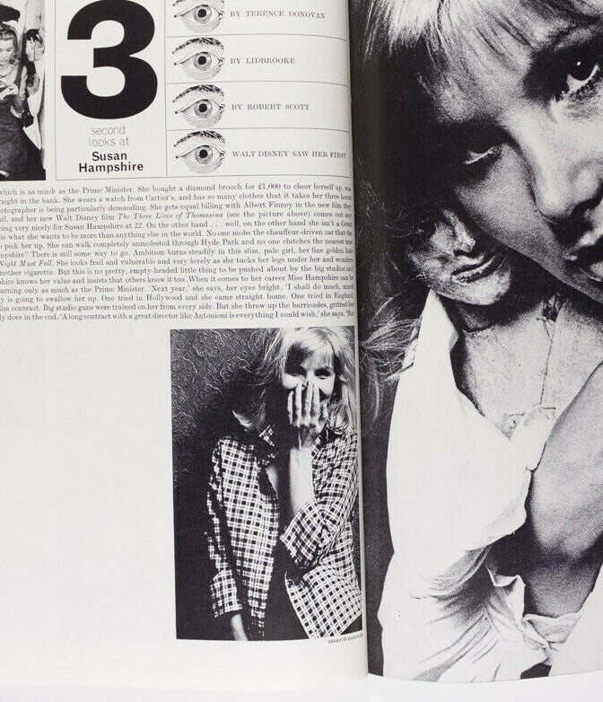 JILL KENNINGTON Susan Hampshire McCULLIN Len Deighton TOWN magazine August 1963
