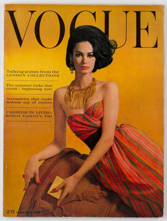 Jean Shrimpton RONNIE SCOTT Len Deighton LONDON COLLECTIONS Vogue 15 March 1962