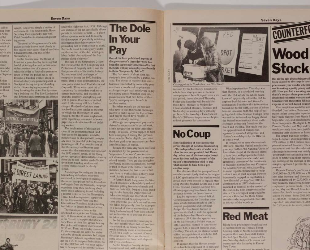 Jerry Garcia GRAHAM NASH Bette Midler TIME OUT January 11 1974 Saltley Coke CND