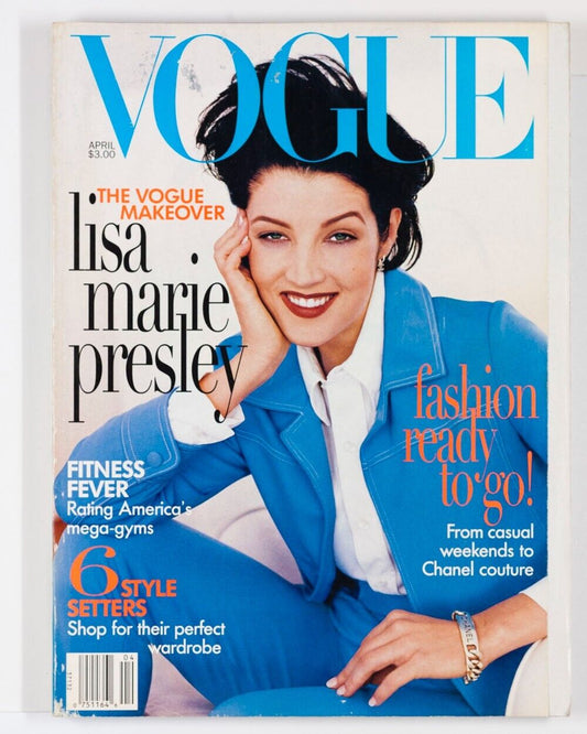 Lisa Marie Presley CHANEL COUTURE Cindy Crawford STYLE SETTERS Vogue magazine US