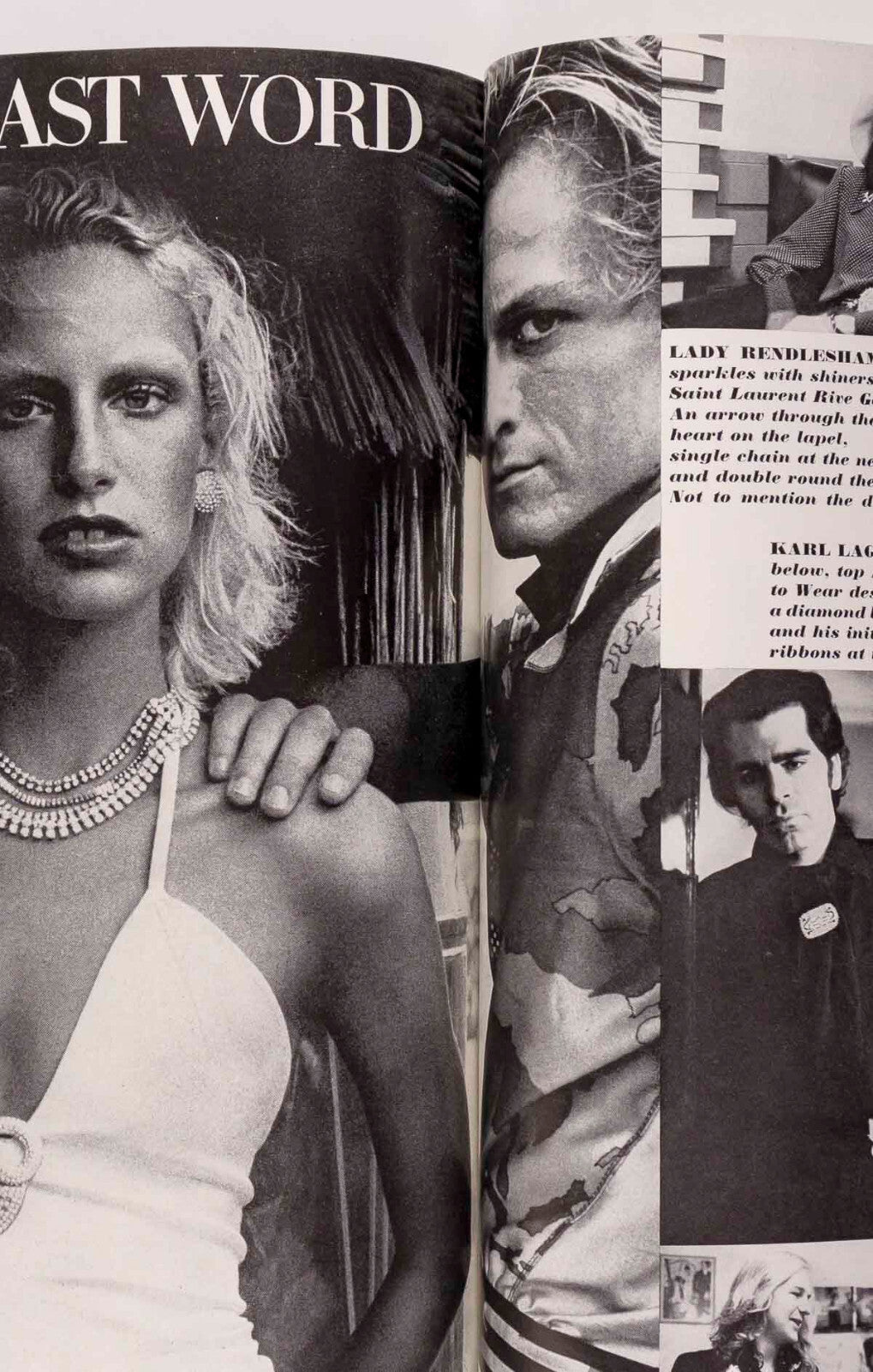 Ingmari Lamy ELIZABETH TAYLOR Dominique Sanda DONNA JORDAN  Vogue February 1972