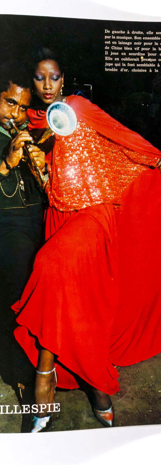 SYLVIE VARTAN Count Basie JAZZ Dizzy Gillespie SKIWEAR L'Officiel 1977 November